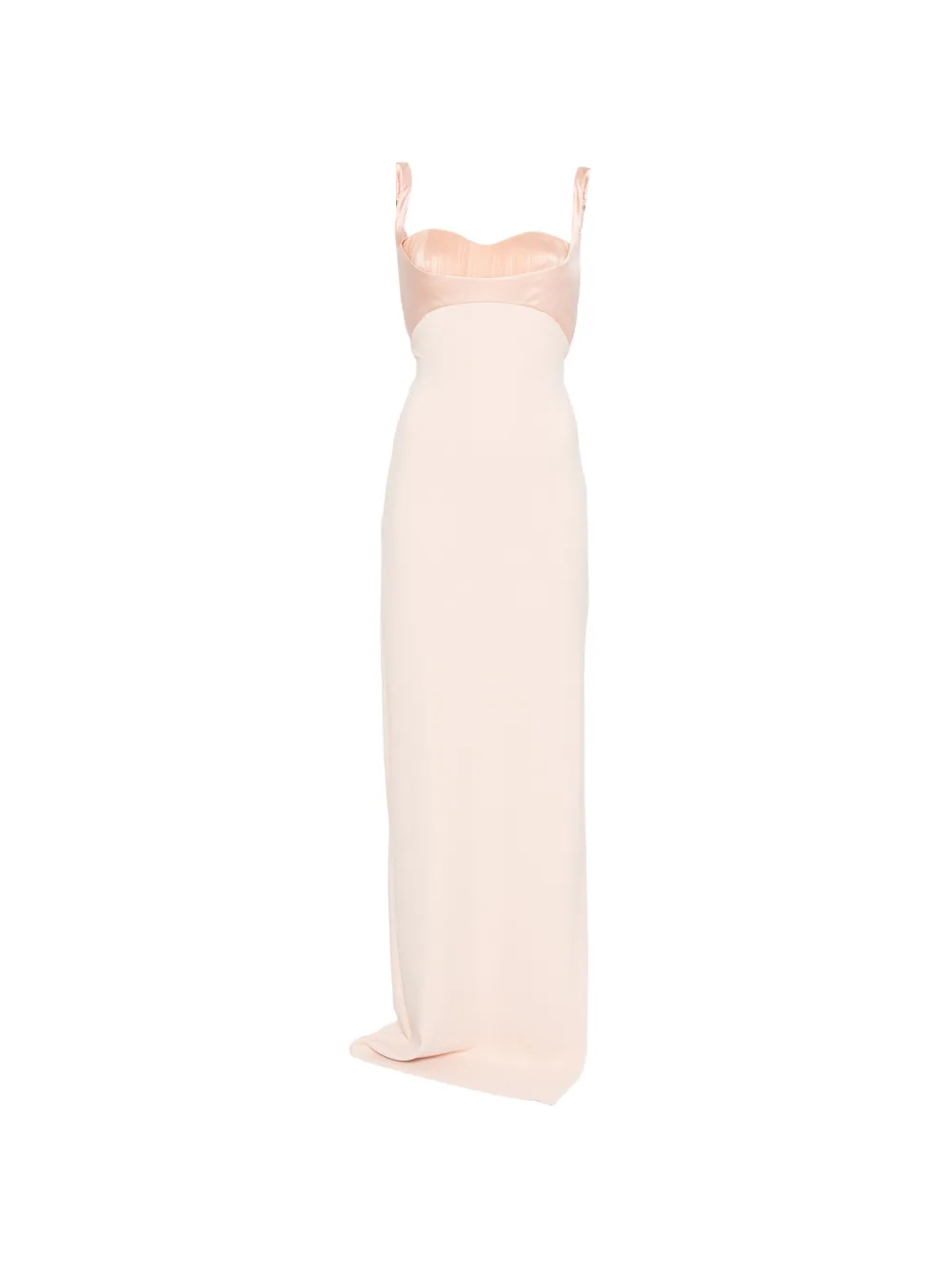 Elisabetta Franchi x Pronovias Cistell sweetheart-neck maxi dress - Rosa