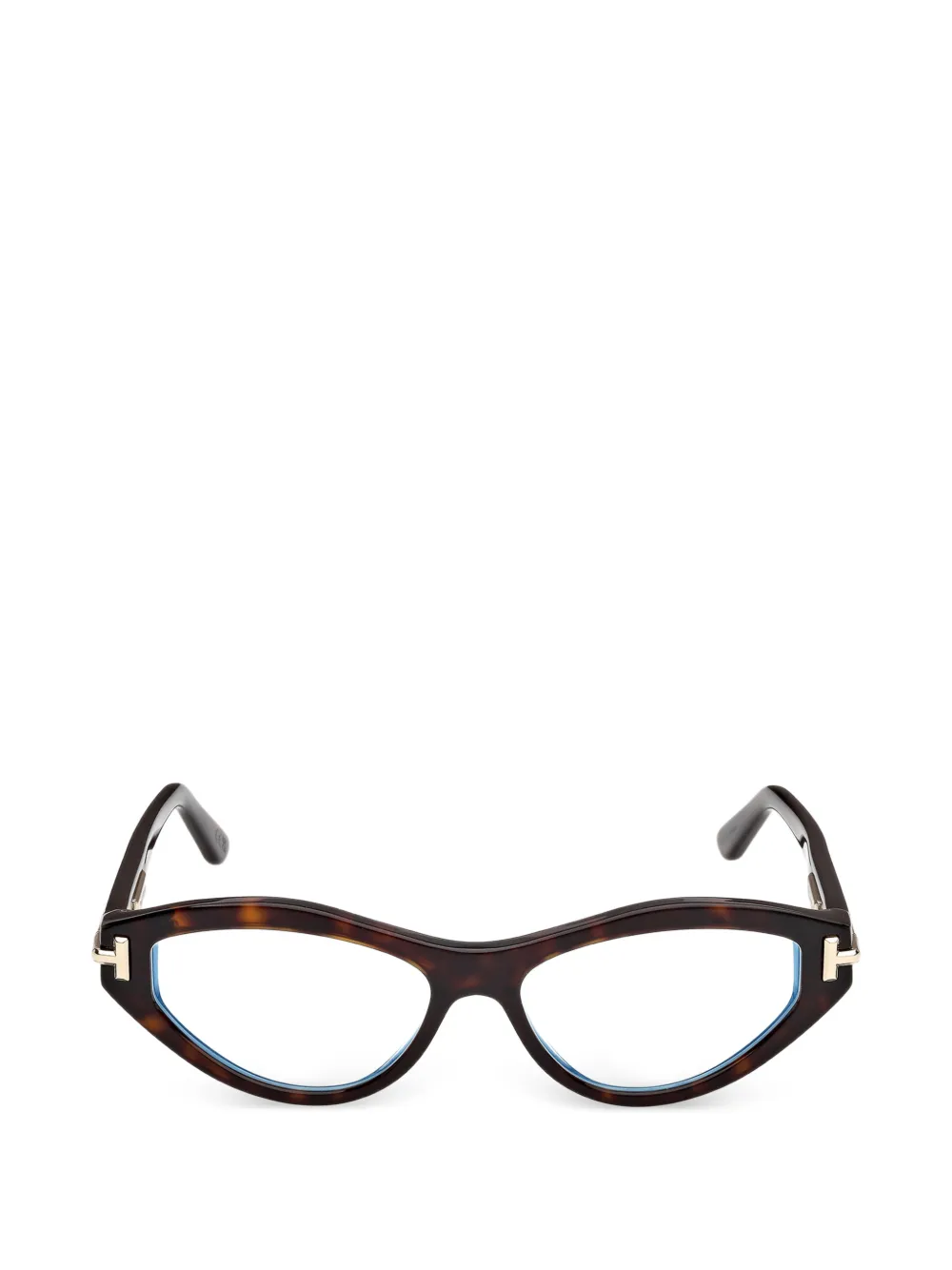 TOM FORD Icon cat-eye glasses - Marrone