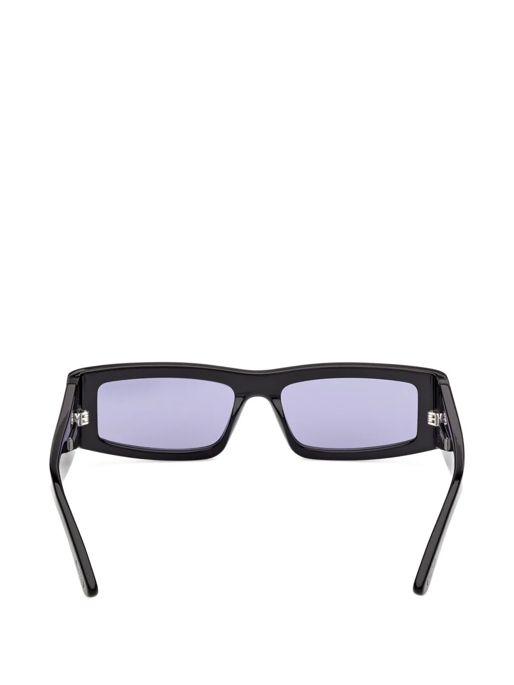 TOM FORD Eyewear Icon zonnebril met rechthoekig montuur Zwart