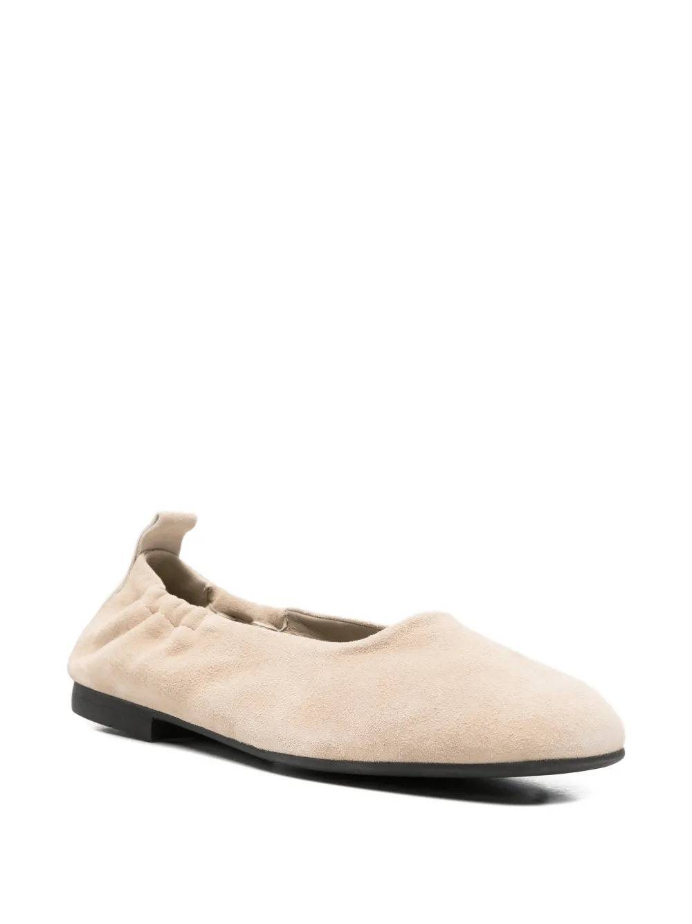Copenhagen gathered ballerinas Beige