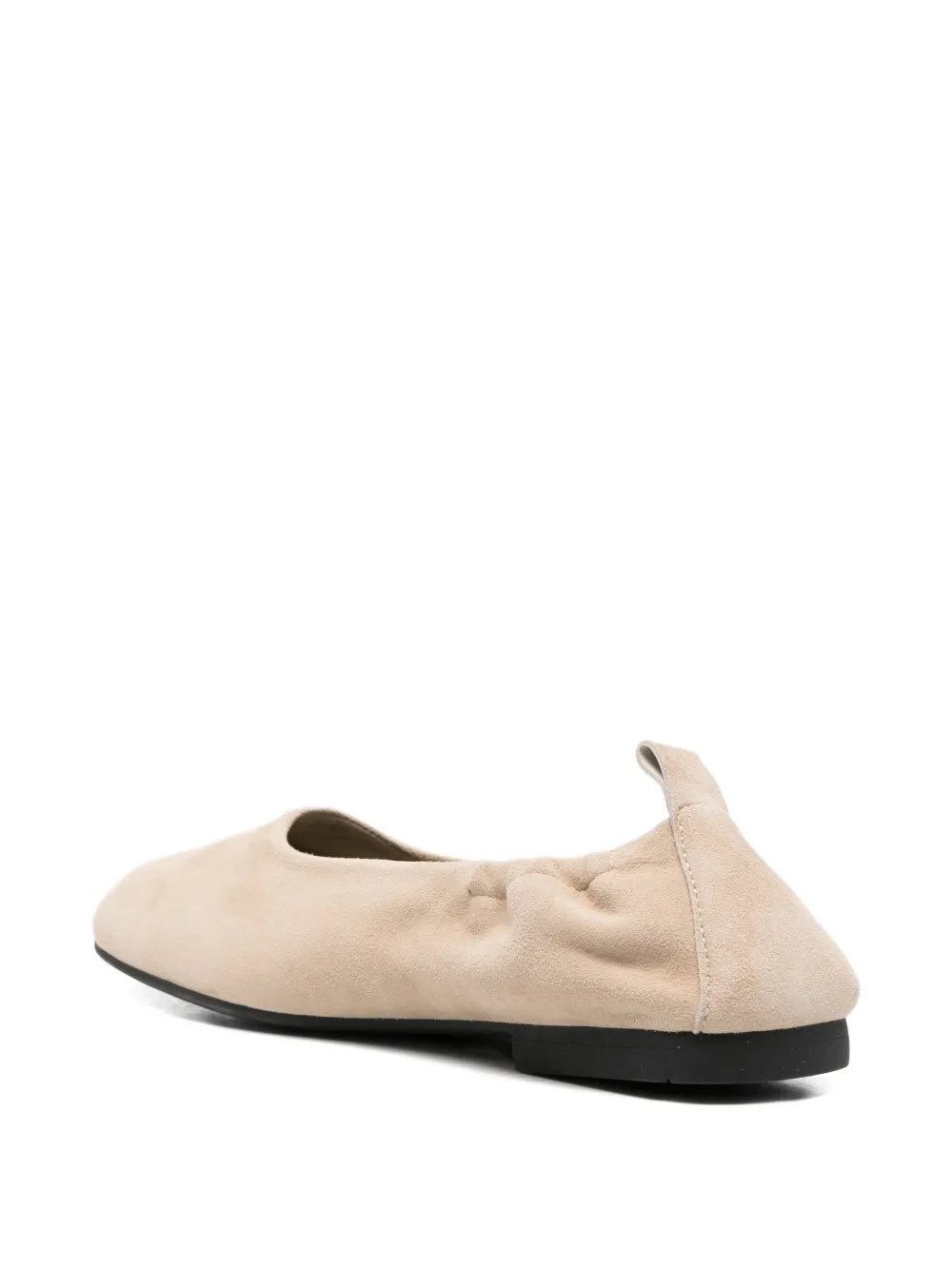 Copenhagen gathered ballerinas Beige