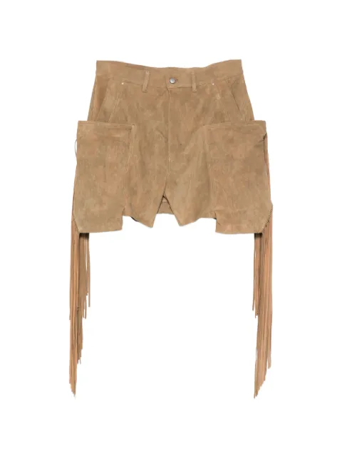 Rick Owens fringe shorts