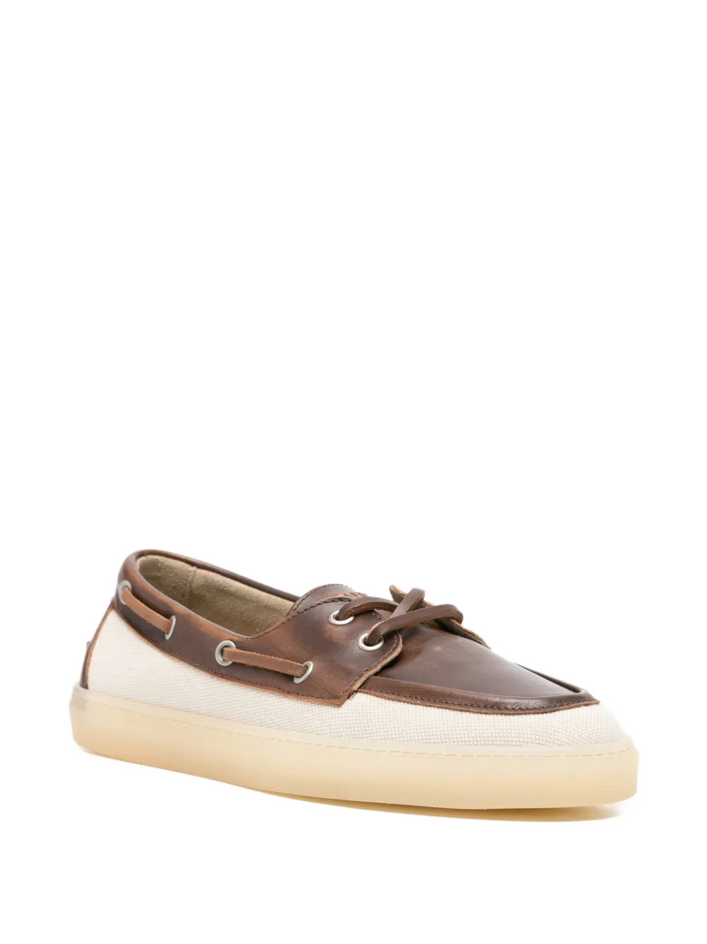 Copenhagen lace-up leather loafers Bruin