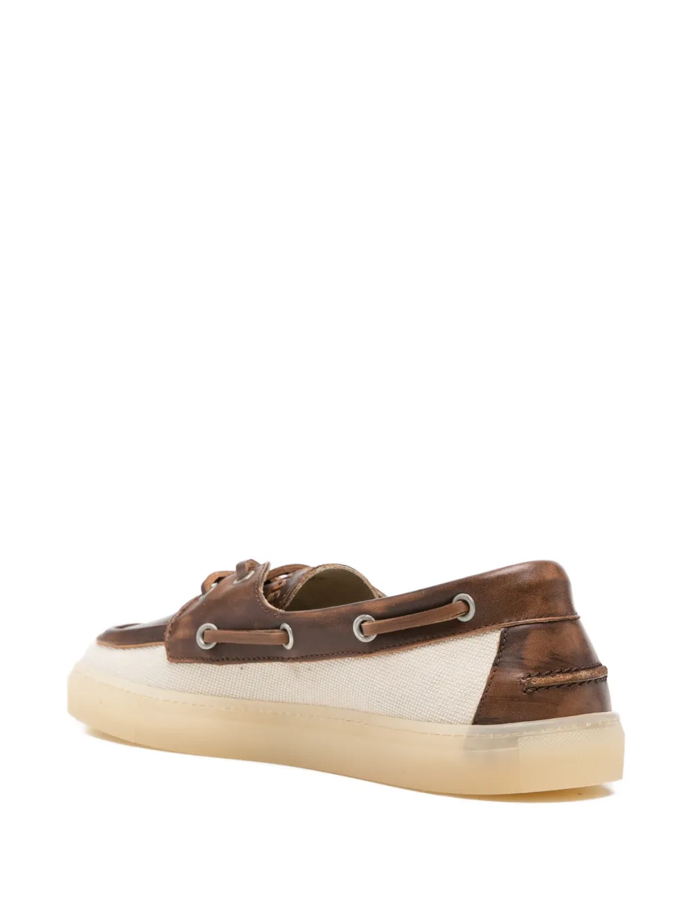 Copenhagen lace-up leather loafers Bruin