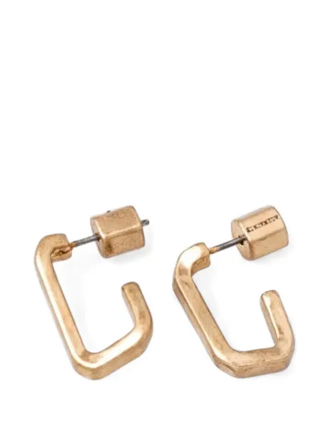 AllSaints Tia Hexagon hoop earrings set (set of three)
