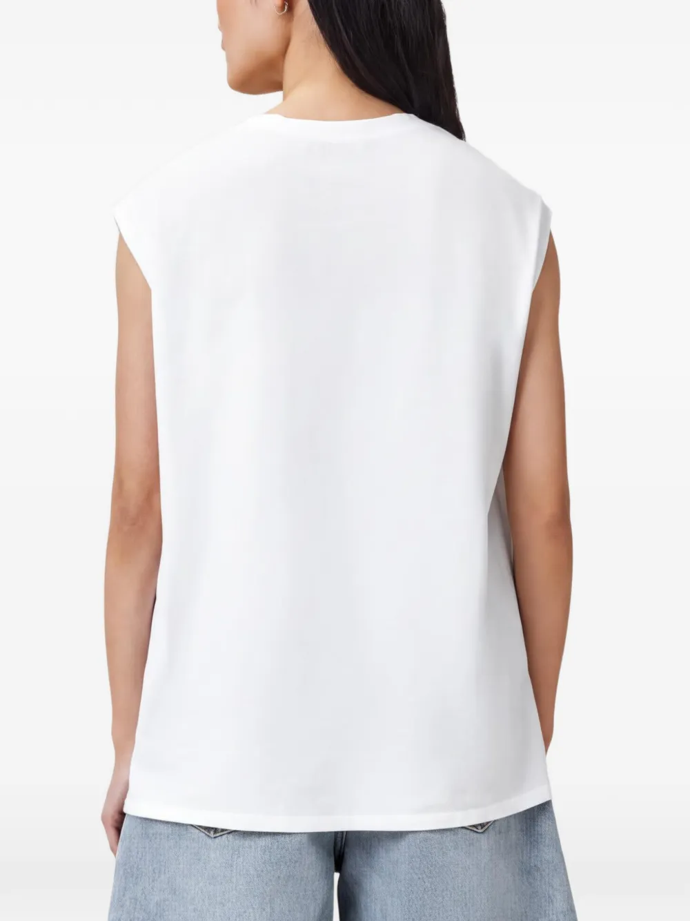 AllSaints Mouwloze top Wit