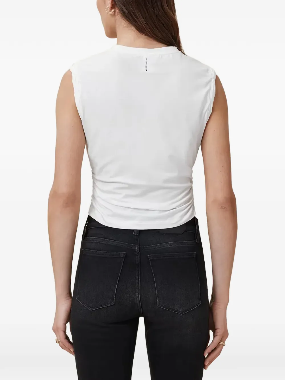 AllSaints West gesmockte tanktop Wit