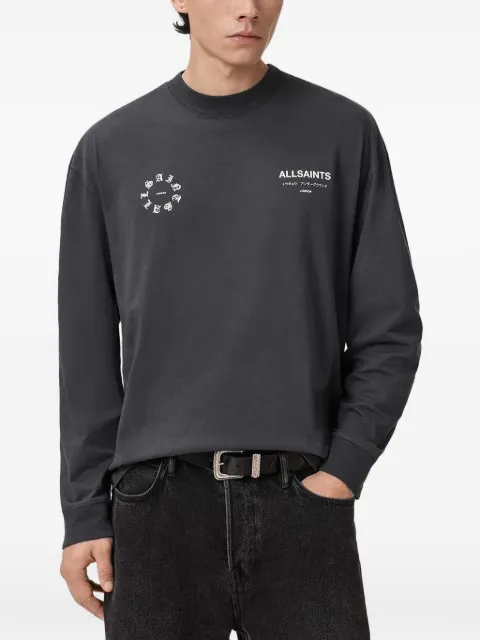 AllSaints Kindred logo-print long-sleeve T-shirt