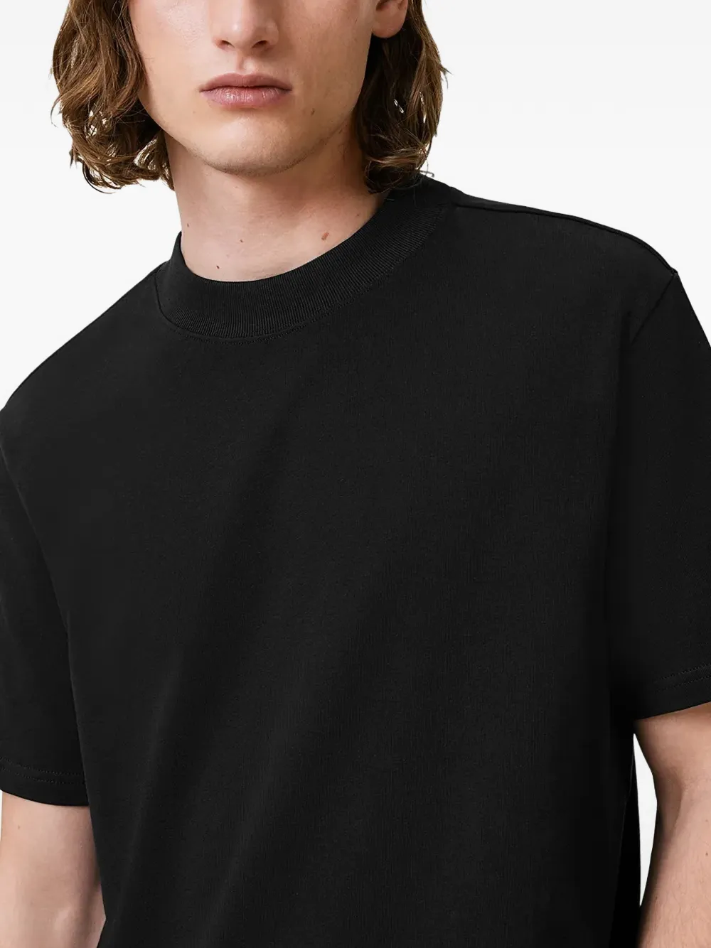 AllSaints T-shirt met ronde hals Zwart