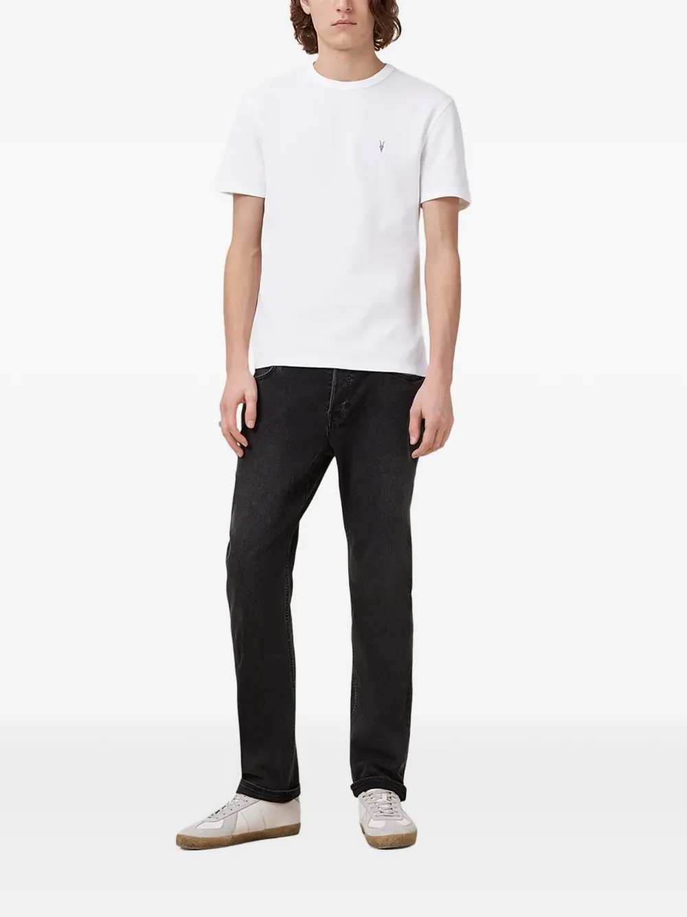 AllSaints Ellis logo-detail T-shirt - Bianco