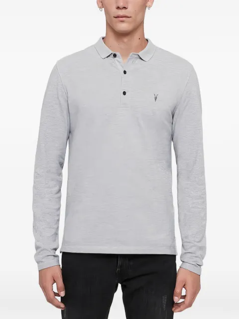 AllSaints long-sleeved polo shirt