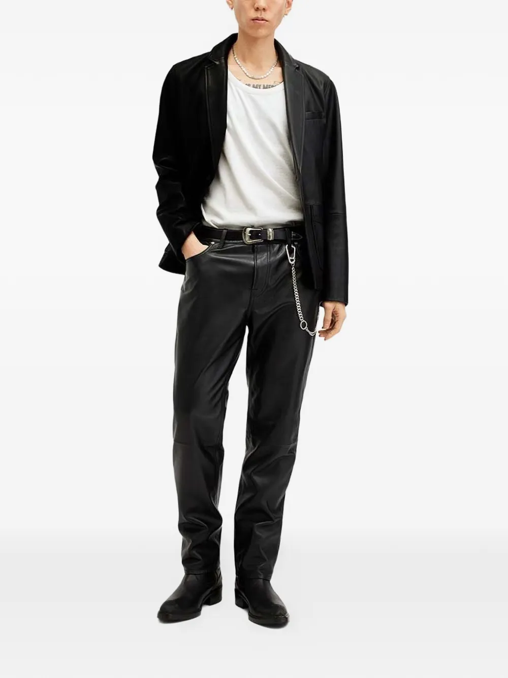 AllSaints Edwards gilet Wit