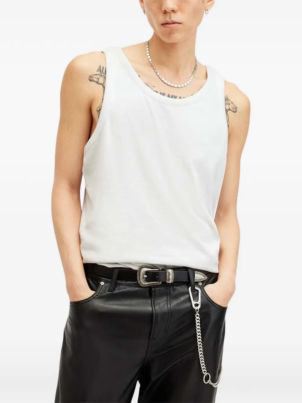 AllSaints Edwards vest - Bianco
