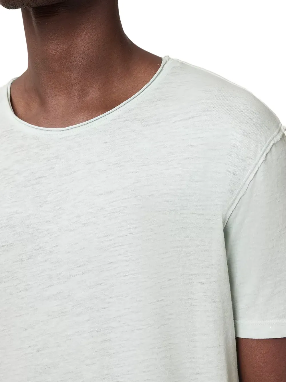 AllSaints Figure Crew T-shirt Wit