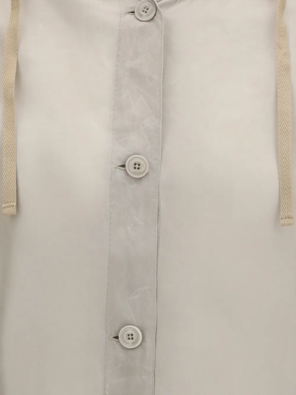  Our Legacy Hooded Long-sleeve Shirt - Neutrals 