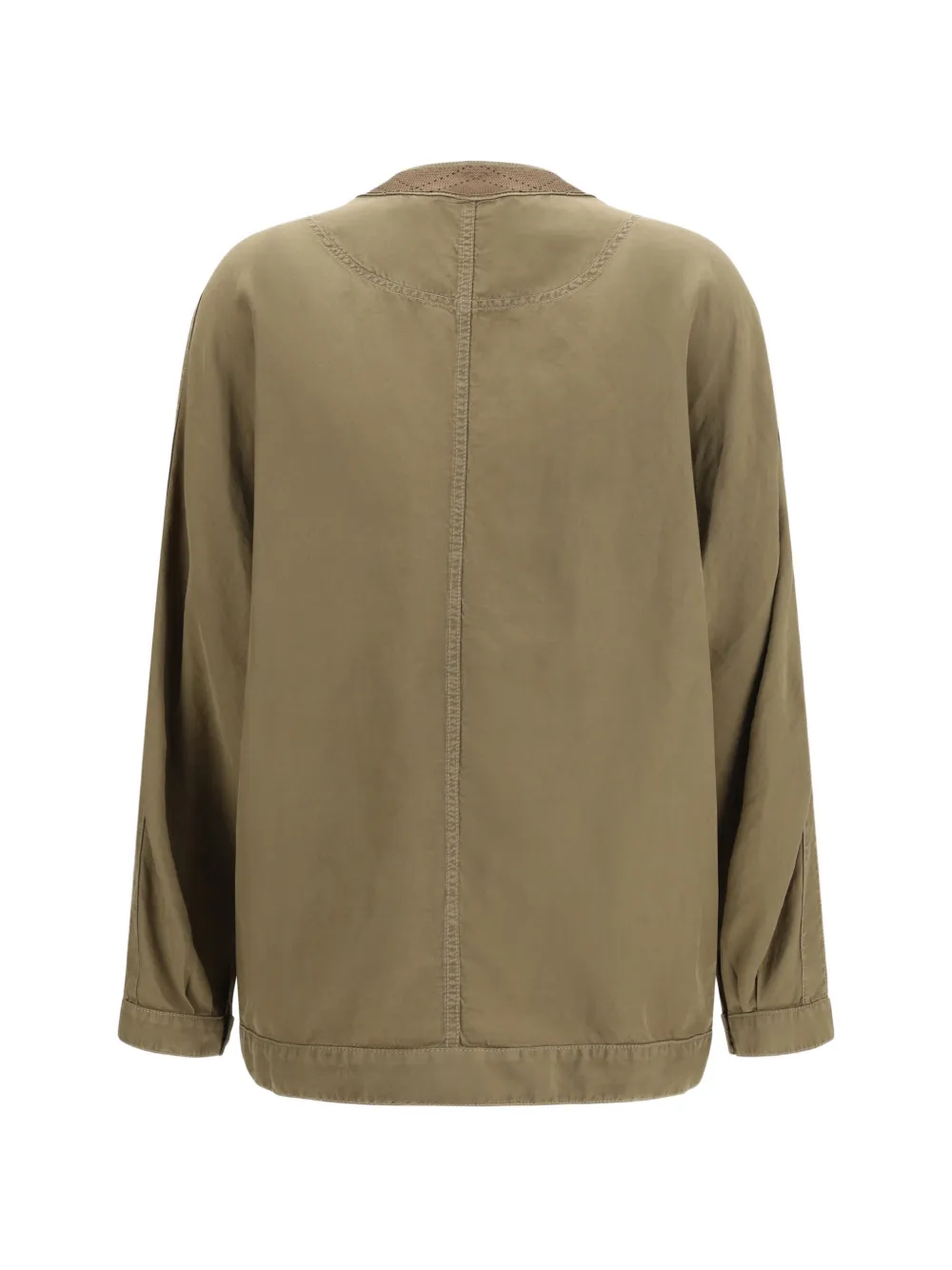  Giorgio Armani Button-down V-neck Jacket - Green 