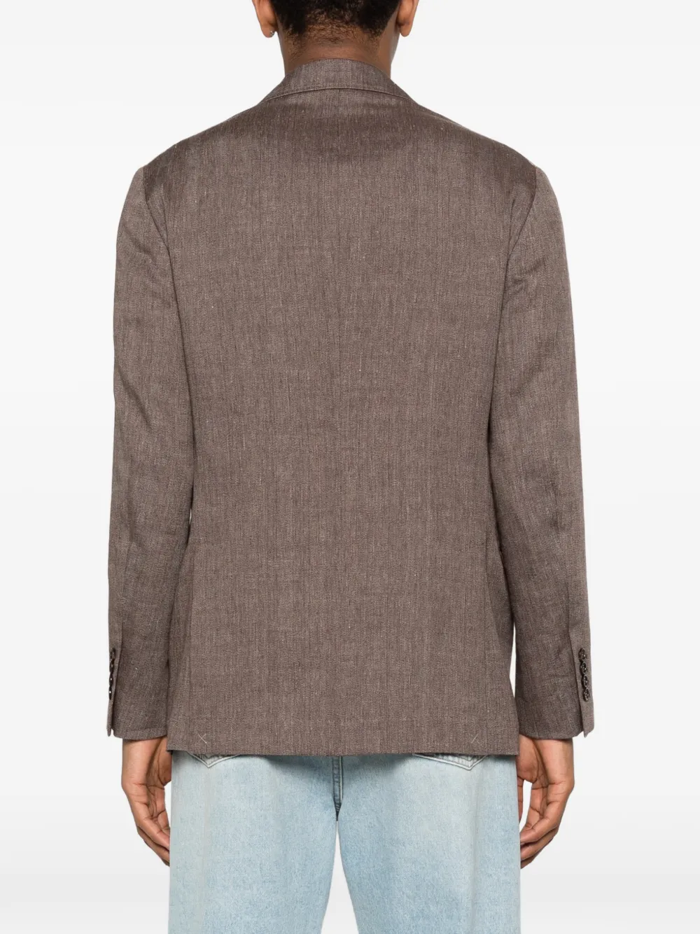 Brunello Cucinelli Blazer met klepzak Bruin