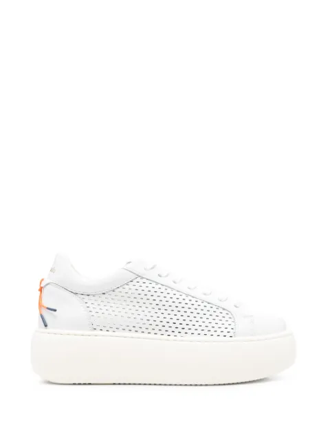 Barracuda perforated platform sneakers