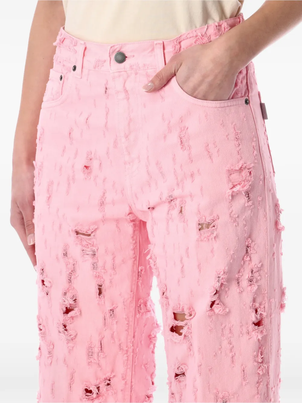  Haikure Vaqueros Bonnie Con Efecto Envejecido - Rosa 