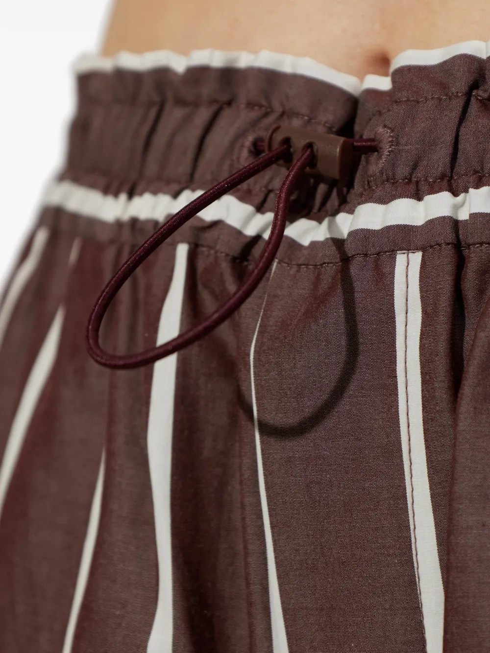 rag & bone Victoria gestreepte cargo shorts Bruin