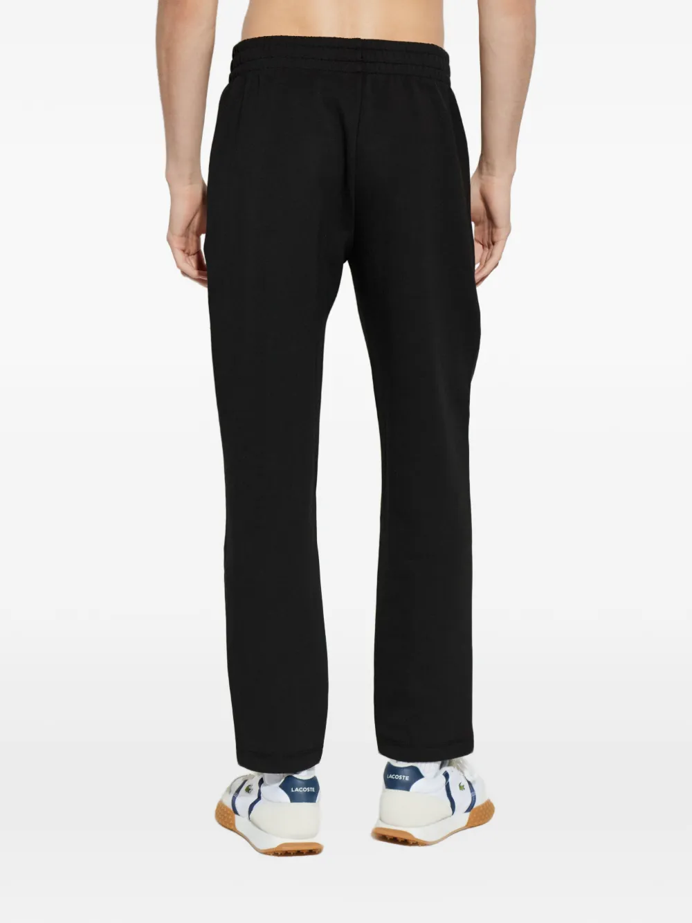 Lacoste Broek met logo Zwart