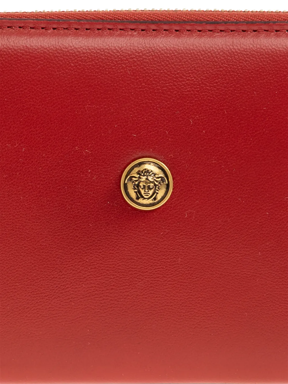Versace Medallion portemonnee met rits Rood