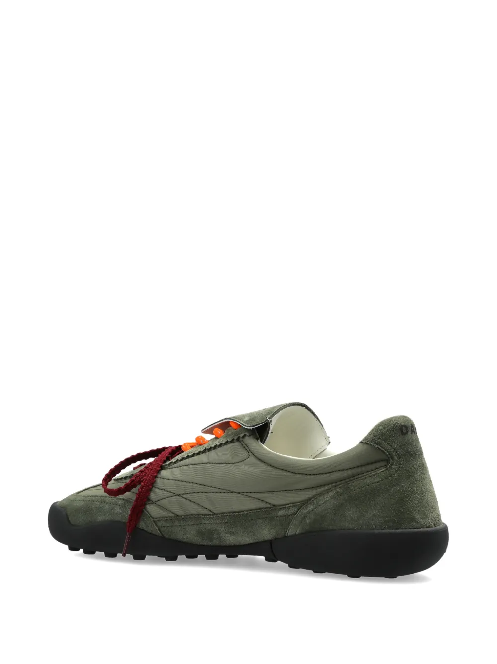 DSQUARED2 suede panelled sneakers Groen