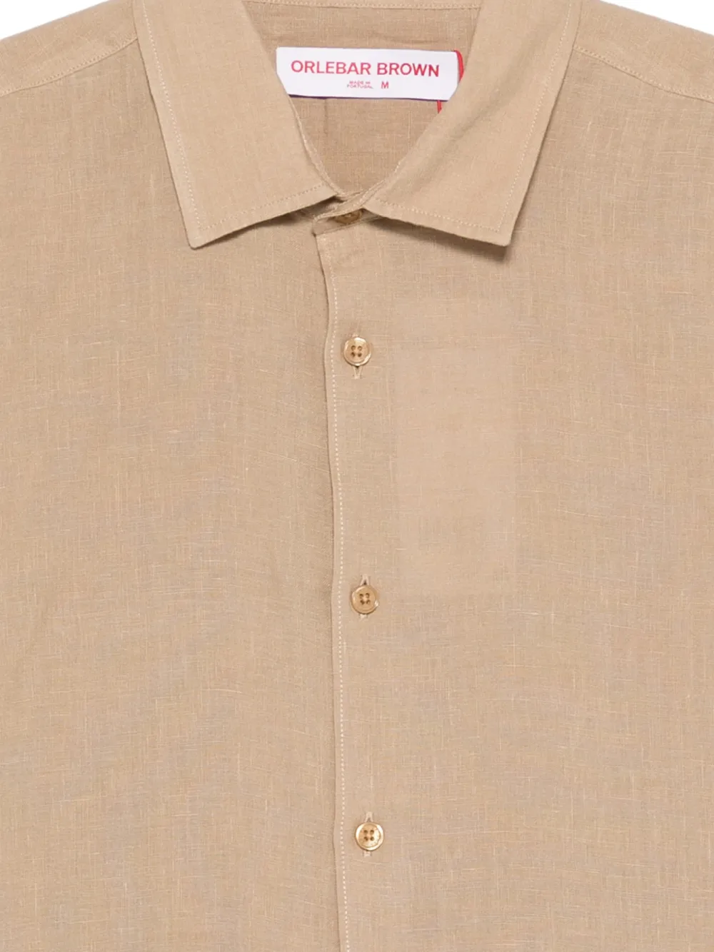 Orlebar Brown Overhemd Beige