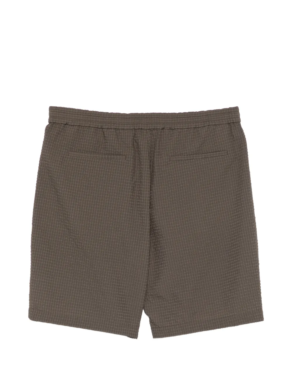 Emporio Armani Geruite shorts Bruin