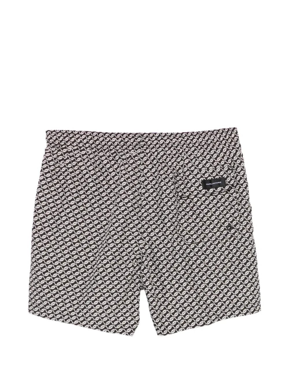 Tagliatore Honolulu zwembroek met geometrische print Zwart