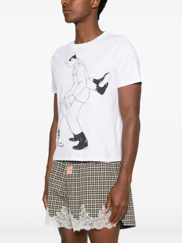 Jean Paul Gaultier graphic-print T-shirt | White | FARFETCH ZA