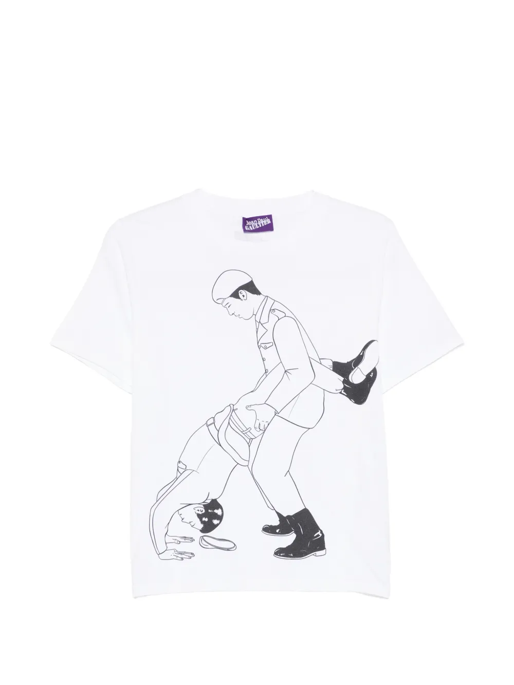 Jean Paul Gaultier graphic-print T-shirt - Bianco
