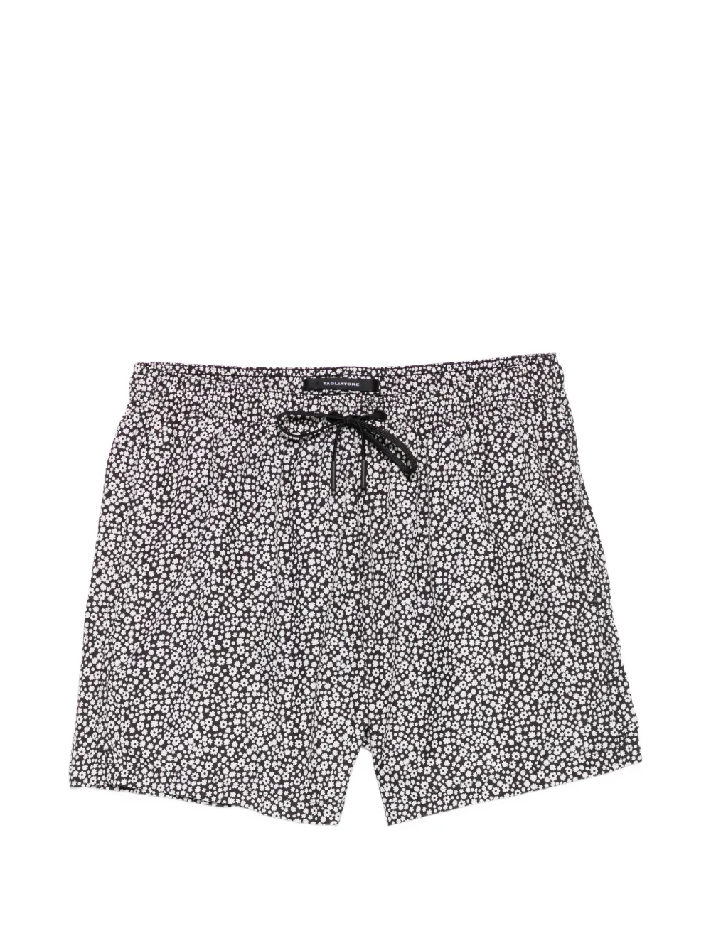 Tagliatore floral-print swim shorts - Nero