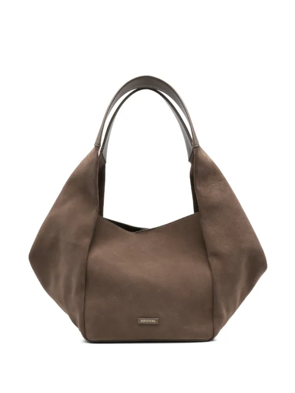 Aquazzura Top Handles Tote Bag in Brown