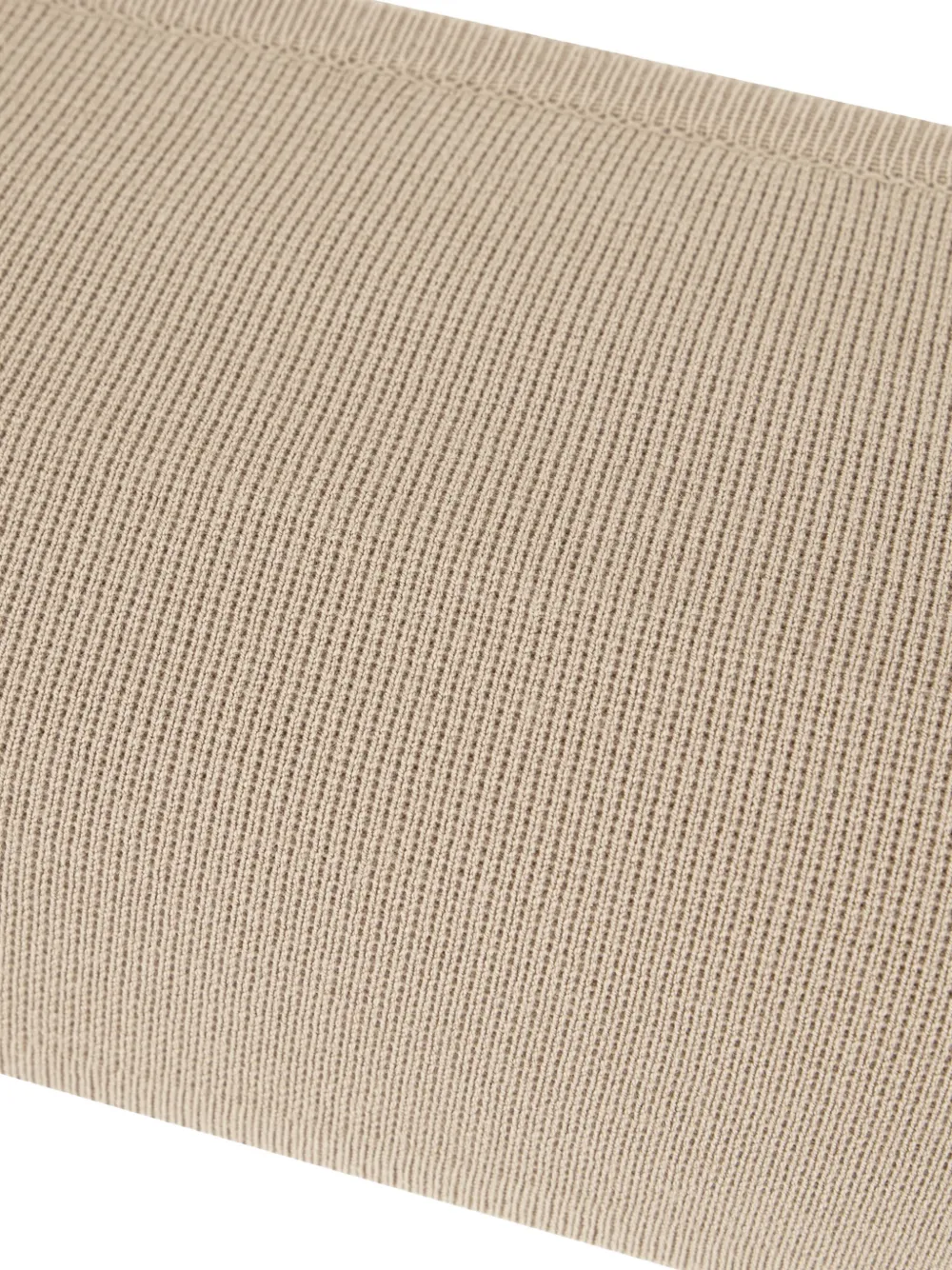 Max Mara ribbed-knit bandeau top Beige