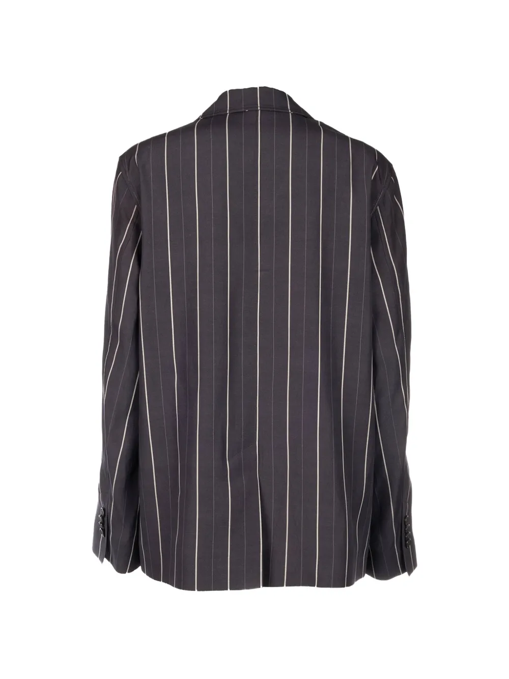 Paul Smith Striped Blazer In Blue