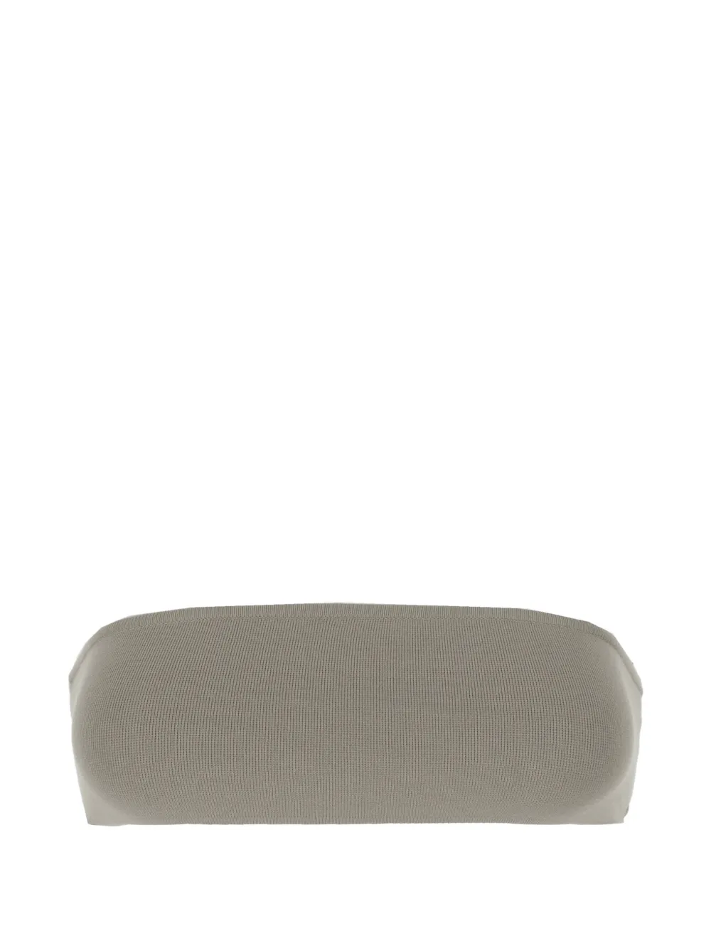 Max Mara ribbed-knit bandeau top - Grigio