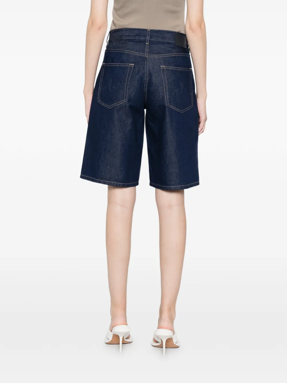 AG Jeans Thalia shorts met wijde pijpen Blauw