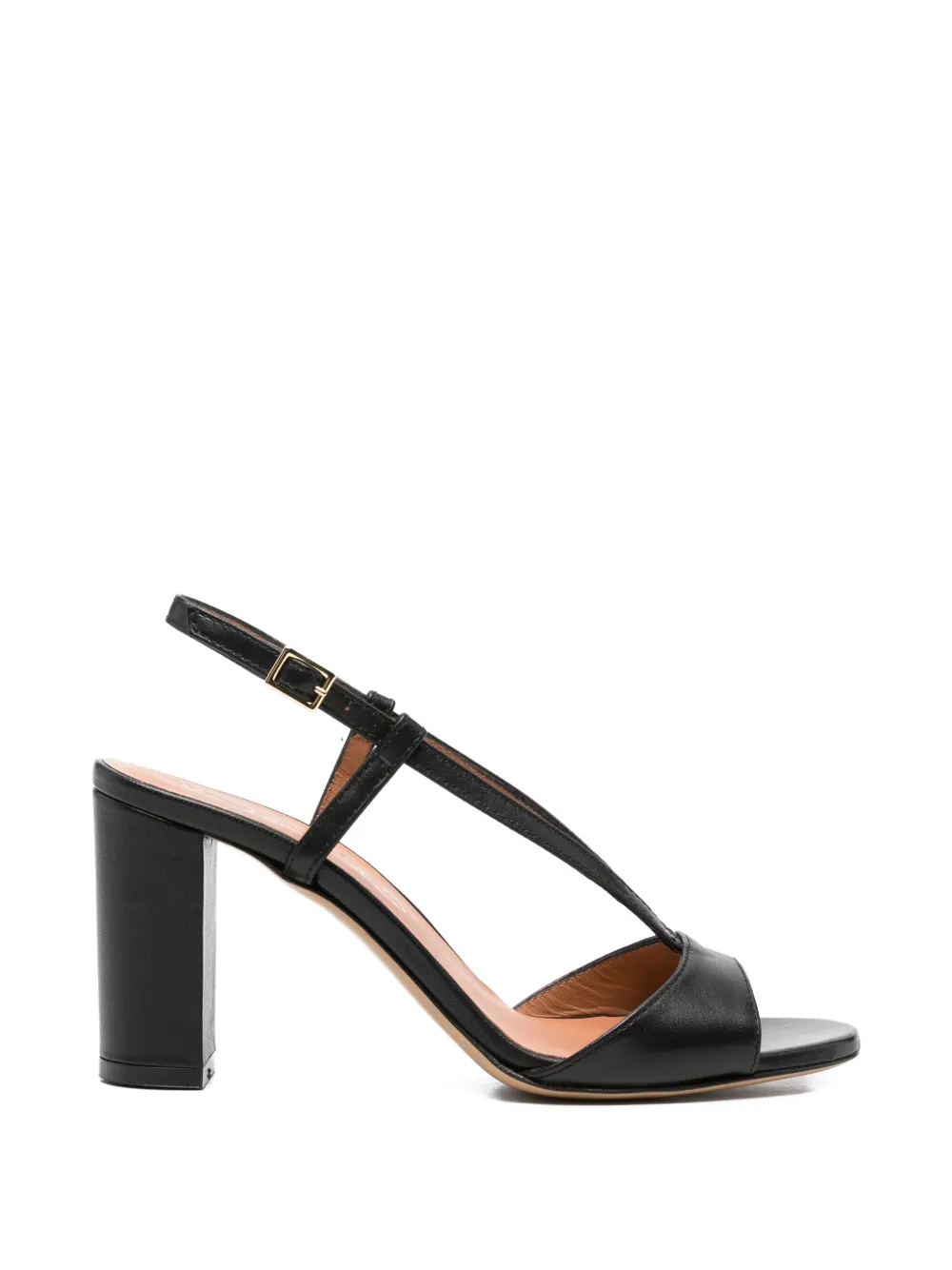 Via Roma 15 T-strap heeled sandals Zwart