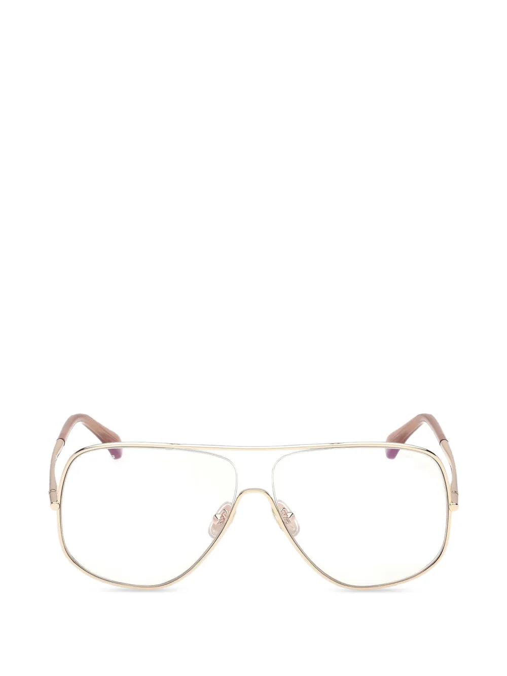 Max Mara Eyewear pilot-frame glasses - Oro