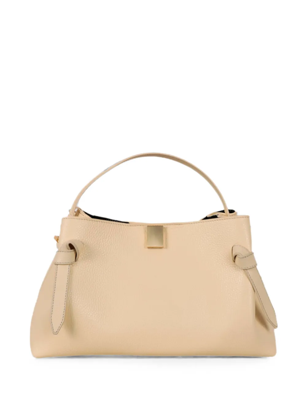 Yuzefi knot-detail leather handbag - Neutrals