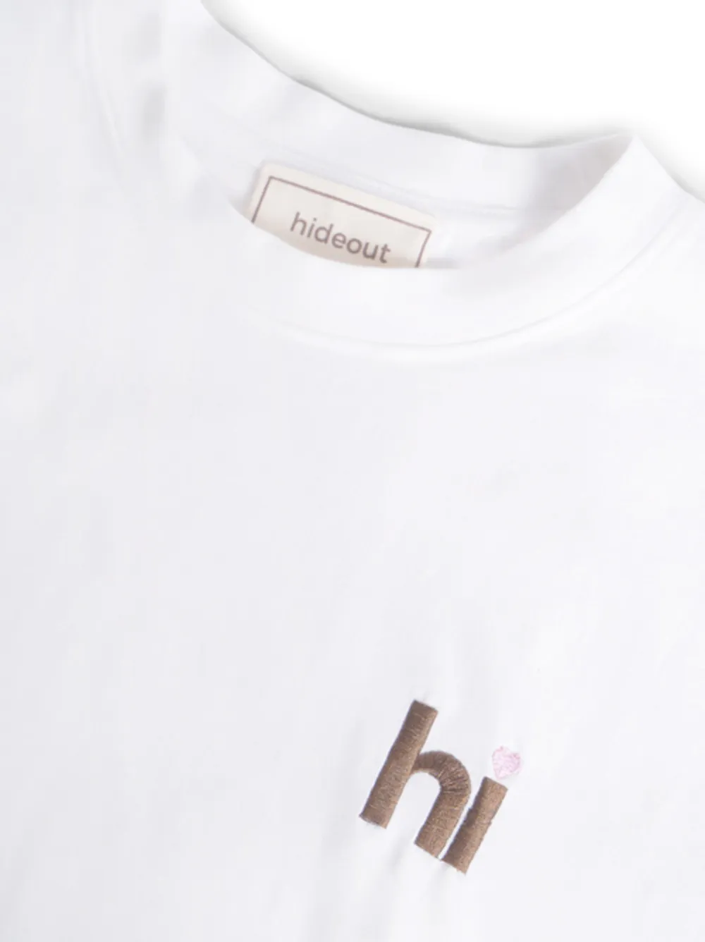 Flower Leather Patch T-Shirt