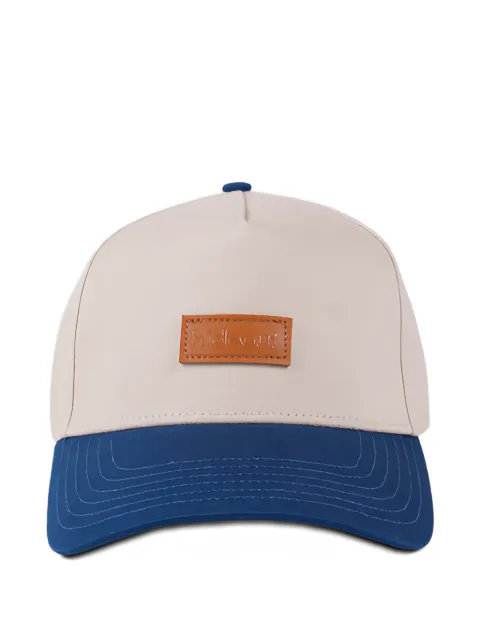 Maison hideout leather label two-tone cap