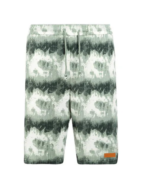 Maison hideout cloud pattern drawstring shorts