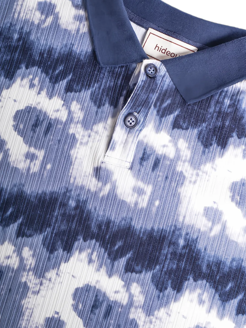 Pattern Short-Sleeve Polo Shirt