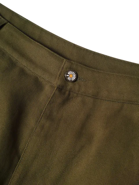 Maison hideout detachable floral cargo trousers