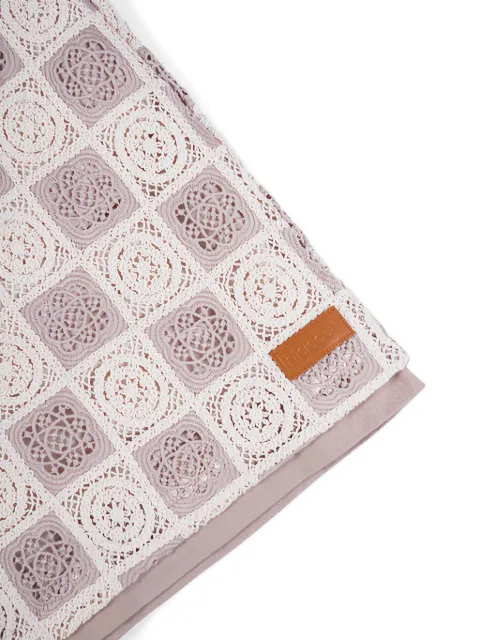 Maison hideout flower pattern crochet shorts