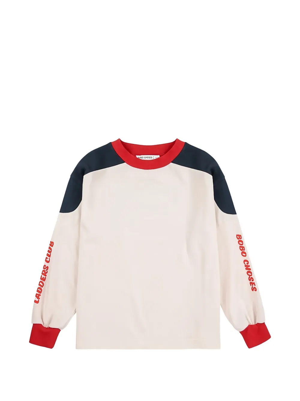 Bobo Choses printed long-sleeves top - Toni neutri