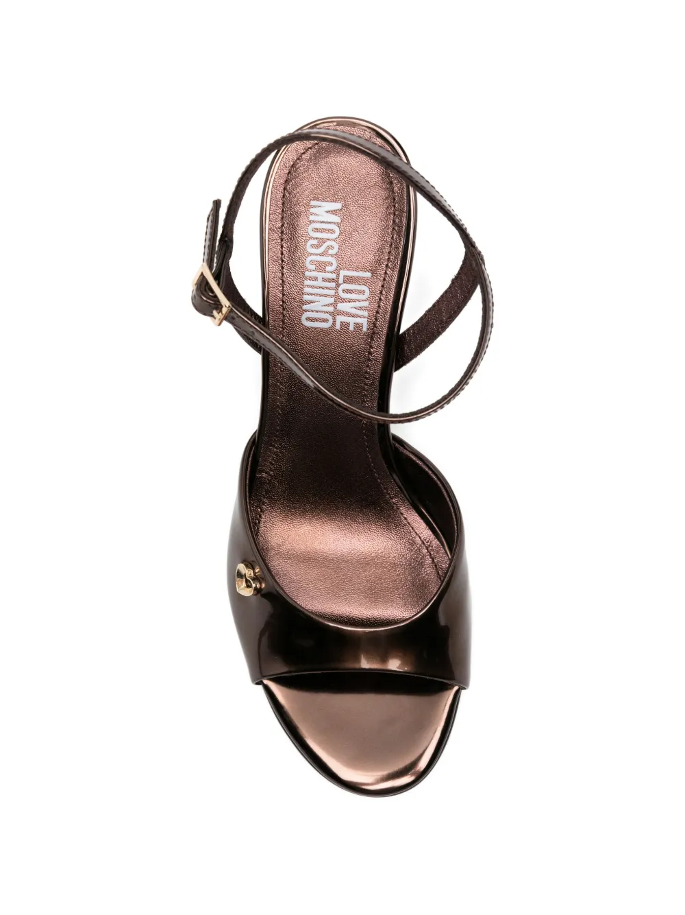 Love Moschino ankle strap sandals Bruin