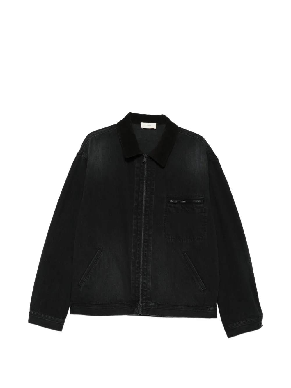 The Row zip-up pocket jacket - Nero